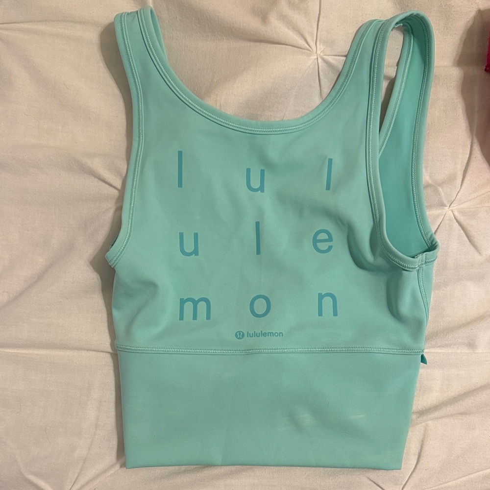 lululemon athletica Mint Green Tank Top